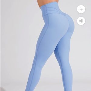 Buffbunny legacy leggings rainwater blue size small
